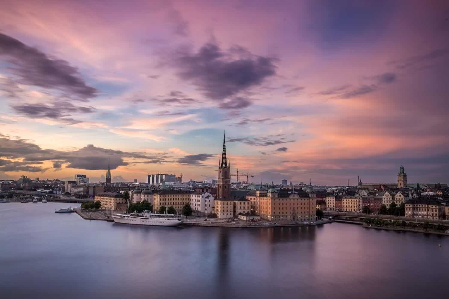 View of Stockholm skyline