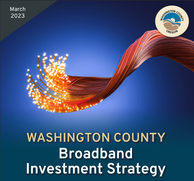 Cover of Washington County Broadband Investment Strategy report